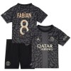 Maglia ufficiale Paris Saint Germain Fabian 8 Alternativa 2023-24 per Bambino